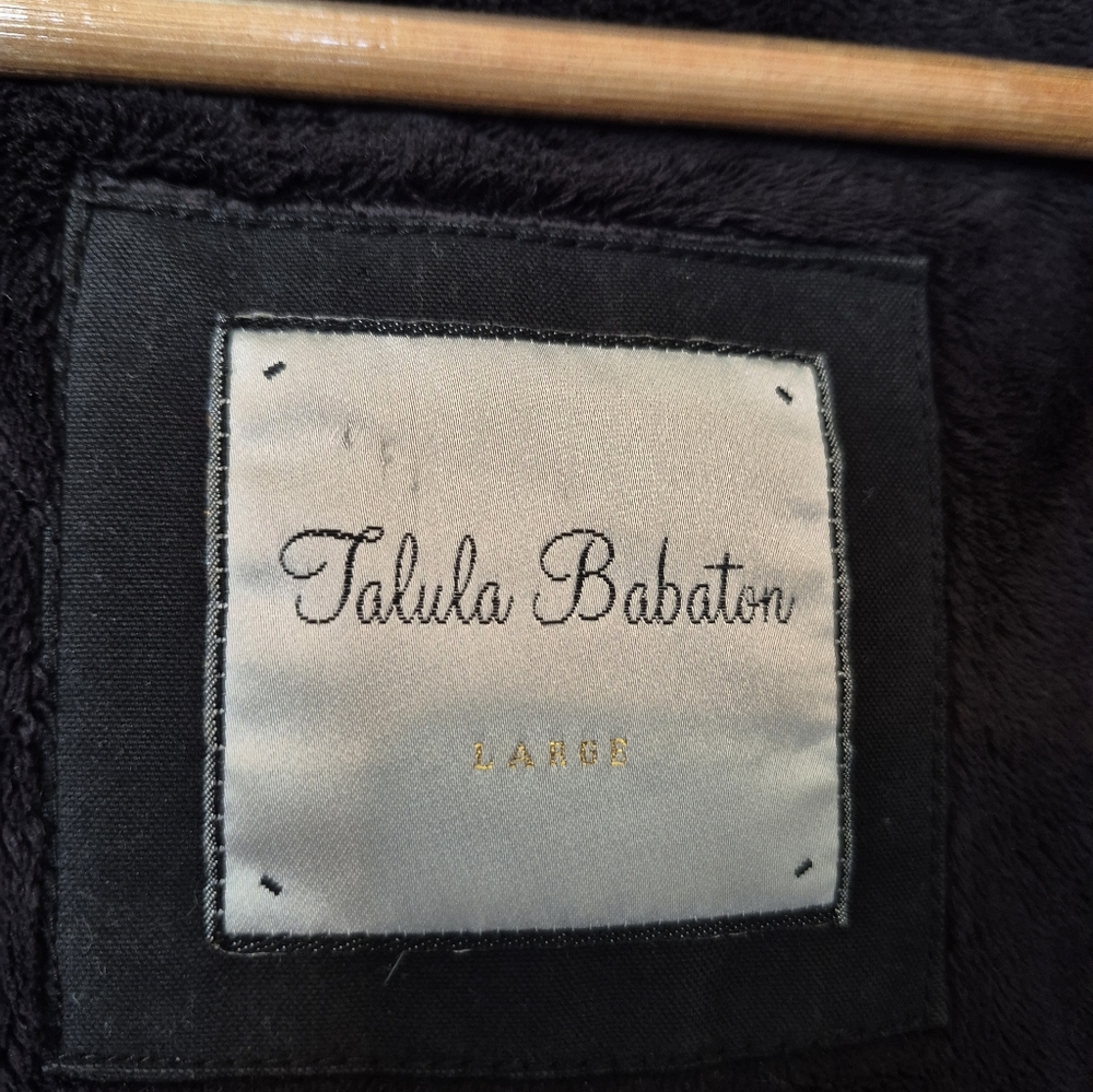 Aritzia Talula Babaton Parka Coat Size Large Black - Picture 4 of 8